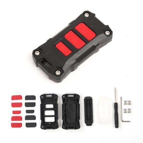 Key Fob Cover Case Skin trim For Wrangler JL&Gladiator 2018-2020 Black Shell