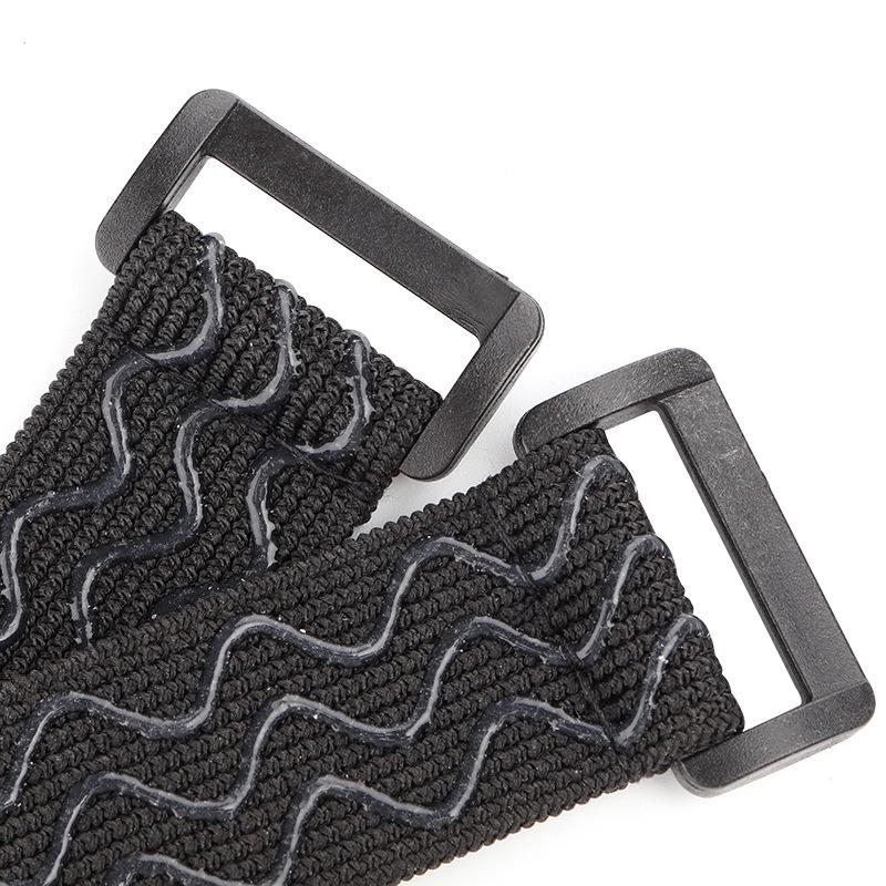 Elastische Rutschfeste Stiefelschnürsenkel mit Anti-Drop Klettband