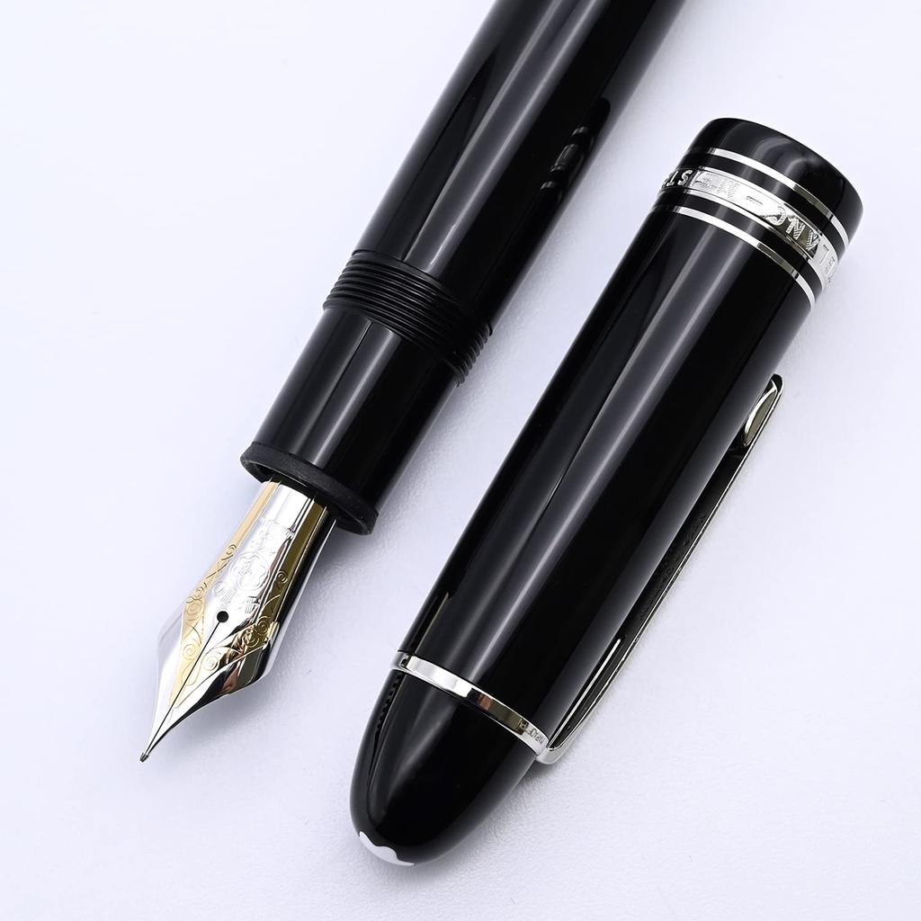 Montblanc Fountain Pen Platinum Coating P149 Nib F Fine Point Writing Instrument MONTBLANC Meisterstück [Item]