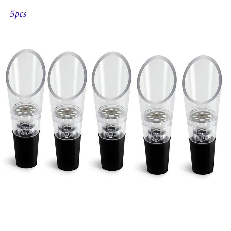 

Premium Crystal Wine Aerator, Pourer Decanter, Liquor Bottles Stopper, Spout, Bar Accessories, Wine Lovers, 1 Pc, 3Pcs