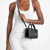 Michael Kors Scarlett Logo Design Faux Leather Crossbody Handbag Mini Women Handbags Black 32S6SETC0B-BLACK