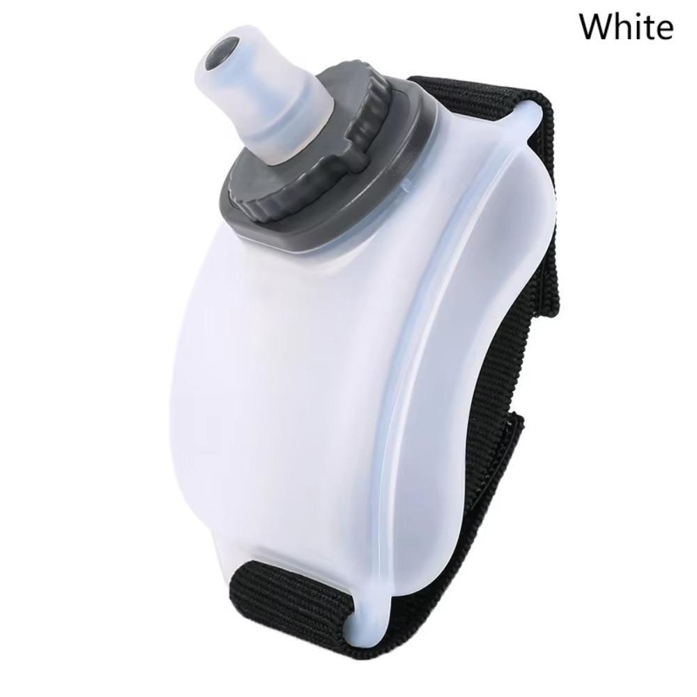 

Silicone Wrist Water Bottle 200ML Wrist Storage Bag For Marathon Riding Fitness Climbing белый