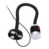 Round Magnetic Base Gooseneck Light Industrial LED CNC Machine Tool Lathe Work Lamp AC220V 3W