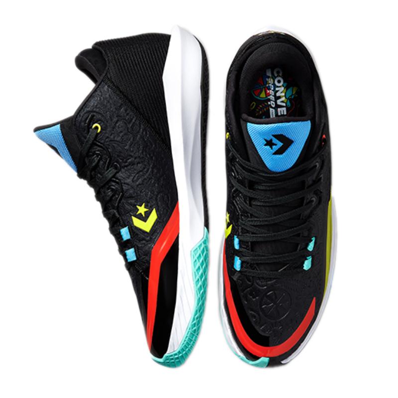Converse All Star BB Jet Piece & Unity Round Toe Lace-up Non-Slip Abrasion Resistant Basketball Shoes Unisex Black
