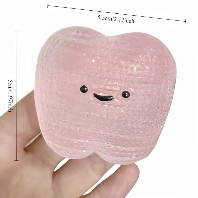 Squishy Teeth Fidget Toy Cube Anti Stress Squeeze Toy Kids Adults Party Gifts Slow Rise Toy Autism ADHD Sensory Anxiety Therapy