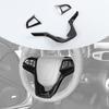 Black Steering Wheel Decor Mould Cover Trim Bezels For Chevrolet Camaro 2012-15