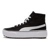 Puma Kaia Mid Cv Thick Sole High Top Sneakers Women Sneakers Black White 384409-02