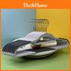 Big White Nonslip Plastic Hanger With Rotating Design For Closet Storage And Dry Wet Use