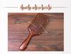 Sandalwood Air Cushion Oval Comb - Solid Wood Fluffy Hairbrush for Head Meridian Massage