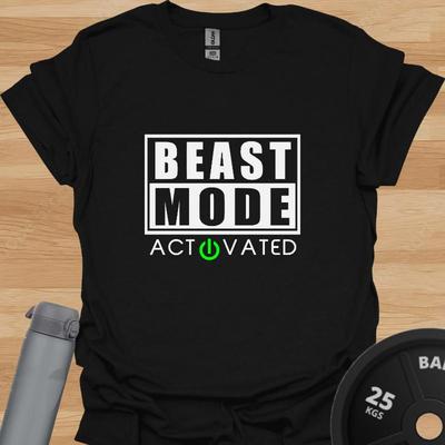Beast Mode aktiviert T-Shirt: Lustiges Fitness-Workout-T-Shirt