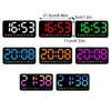 Desktop Clock With LED Numbers And Dual Alarm For Office 7. Display Time