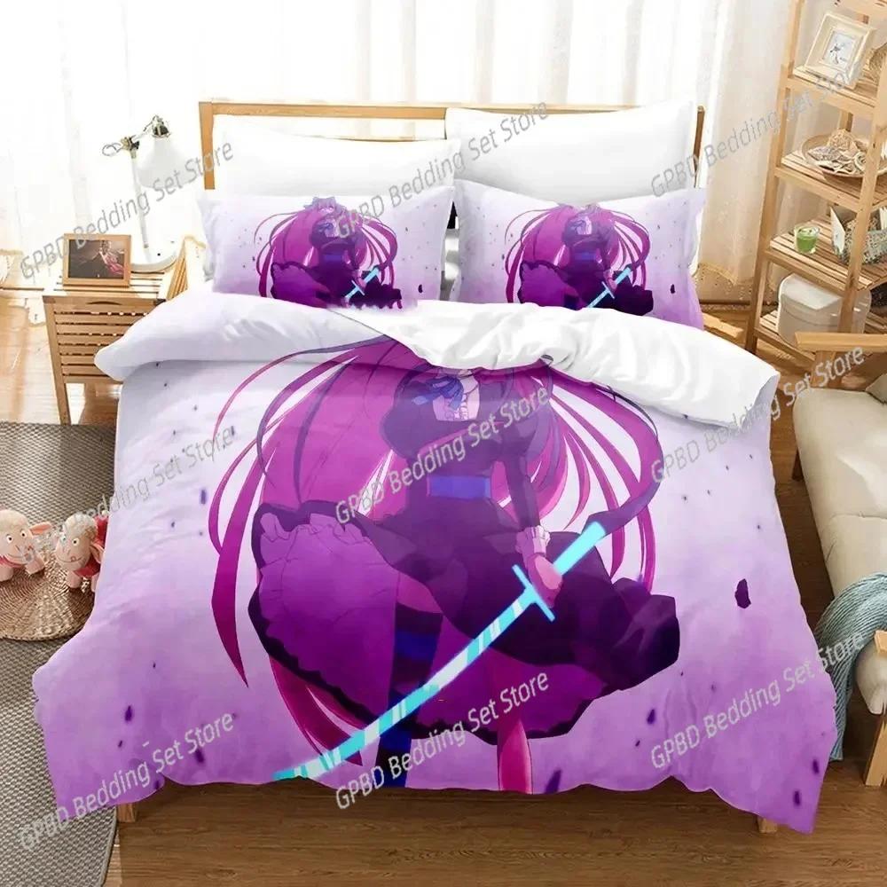 Anime Panty Stocking Garterbelt Bedding Set Duvet Cover Bed Set Quilt Cover Pillowcase Comforter king Queen Size Boys Adult