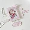 3 Inch Acrylic Photo Frame Idol Postcards Display Photo Cards Decoration Card Holder Fashion Chain Stand Card Protective Case