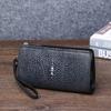 New Smooth Pearl Fish Pattern Handbag High End Suitable Men Women Wallet Multi Functional Phone Bag Trendy