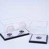 Baseball Display Case Acrylic Clear Baseball Display Case Square Cubes Memorabilia Display Box Baseball Protector
