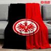 1pz Coperta in Flanella con Stampa Eintracht Frankfurt, Alta Qualità, Confortevole per Tutte le Stagioni, Decorazione per la Casa, Calore e Comfort