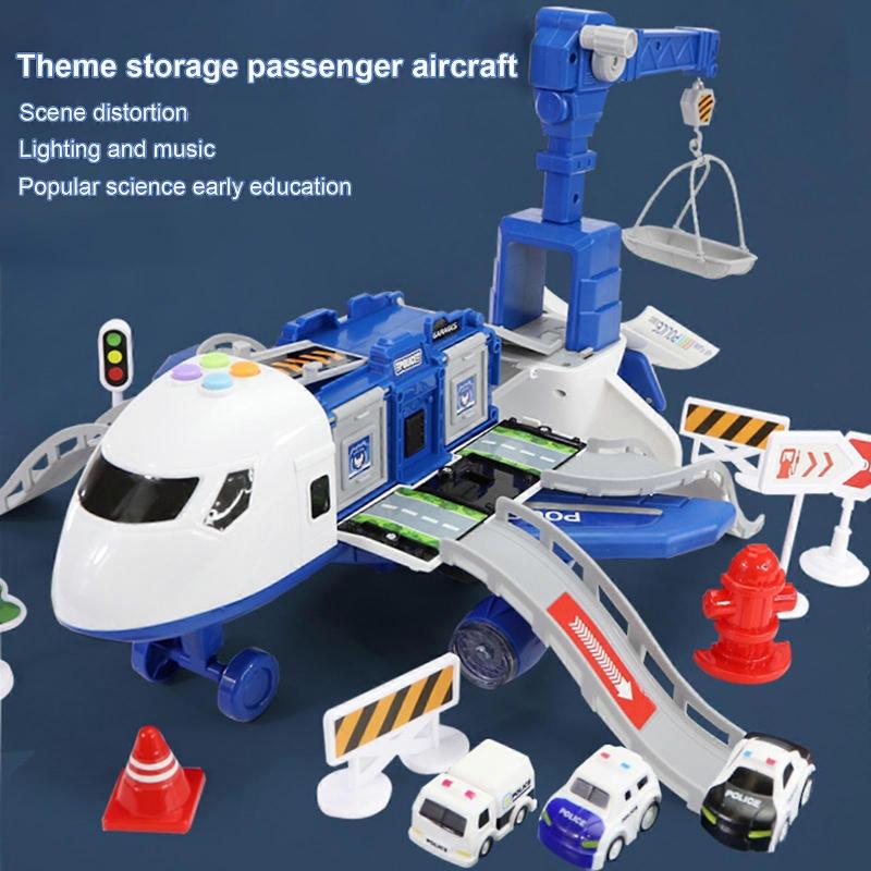 Megaplane Toy, Kiddycorner Megaplane, Transportation Airplane Car Toy Set