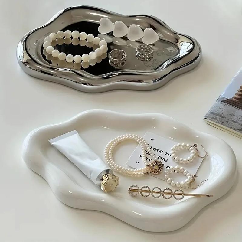 Simple Stylish Cloud Jewelry Storage Tray Jewelry Earrings Display Desktop Ornaments Gifts for Friends