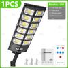 Big Led High Power Solar Street Lamp for Outdoor Garden Lighting Solar Sensor Lamp Outdoor Led Spotlights Decoration Wall Lights