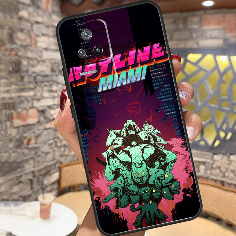 Game Hotline Miami Case For Xiaomi 15 Ultra 13 14 11T 12T 13T 14T Pro POCO X7 X3 X5 X6 Pro M6 F5 F6 Pro Cover