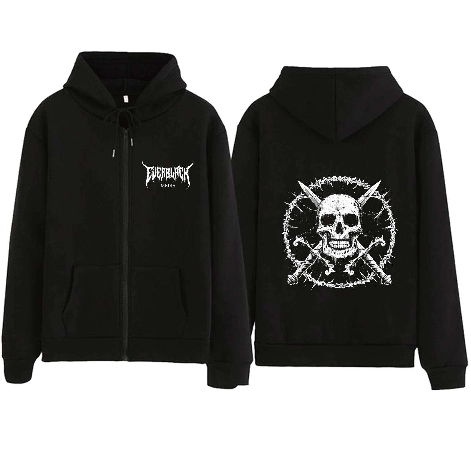 

Falling in Reverse Popular Monster Music Fans Gift Hoodie Pullover Tops Unisex Zipper Harajuku Sweatshirts Printing S