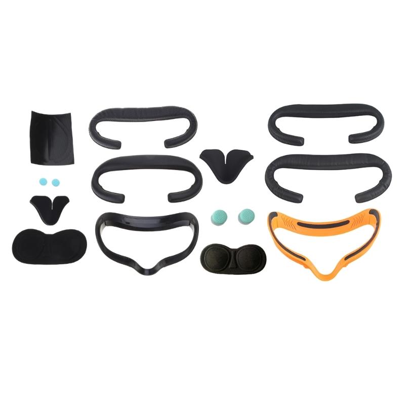 Schützende Gesichtskabinen-Linsenabdeckung Nasenpads für Quest 2 VR-Headset Staubdichte Abdeckungen Schweißfeste Abdeckung