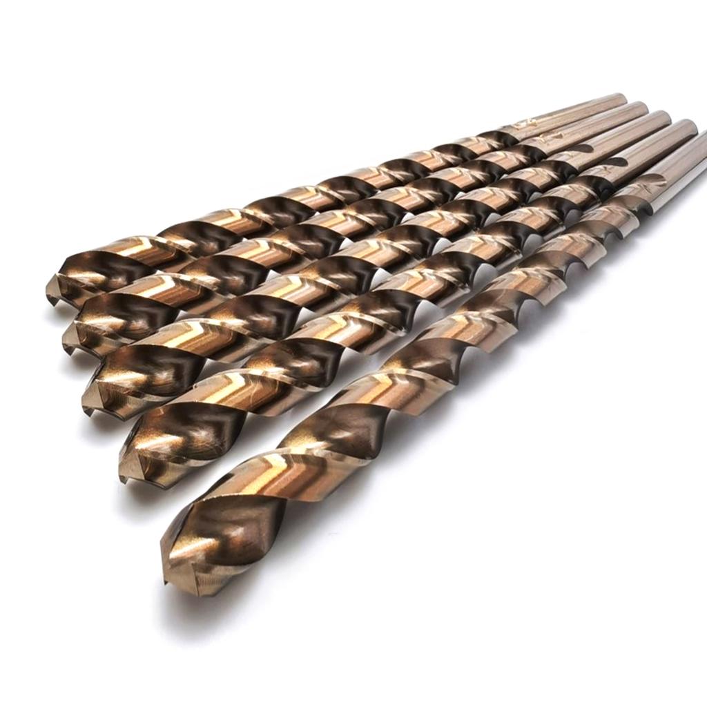 Round Shank Reduced Twist Drill Bits Cobalt HSS Hole Cutter Drilling Tool For Wood Iron Stainless Steel Aluminum Metal