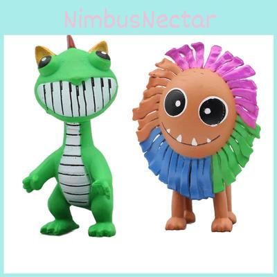 4 Playtime Poppy Smiling Critters Figure Head Turnable Doll Model Ornament Cake