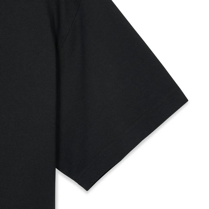 New MLB Drop Shoulder Sleeve T Shirt Women's Black 3FTSB0543-50BKS