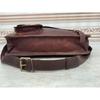 Vintage Brown Messenger Shoulder Laptop Bag Briefcase (Handbag) Men Leather