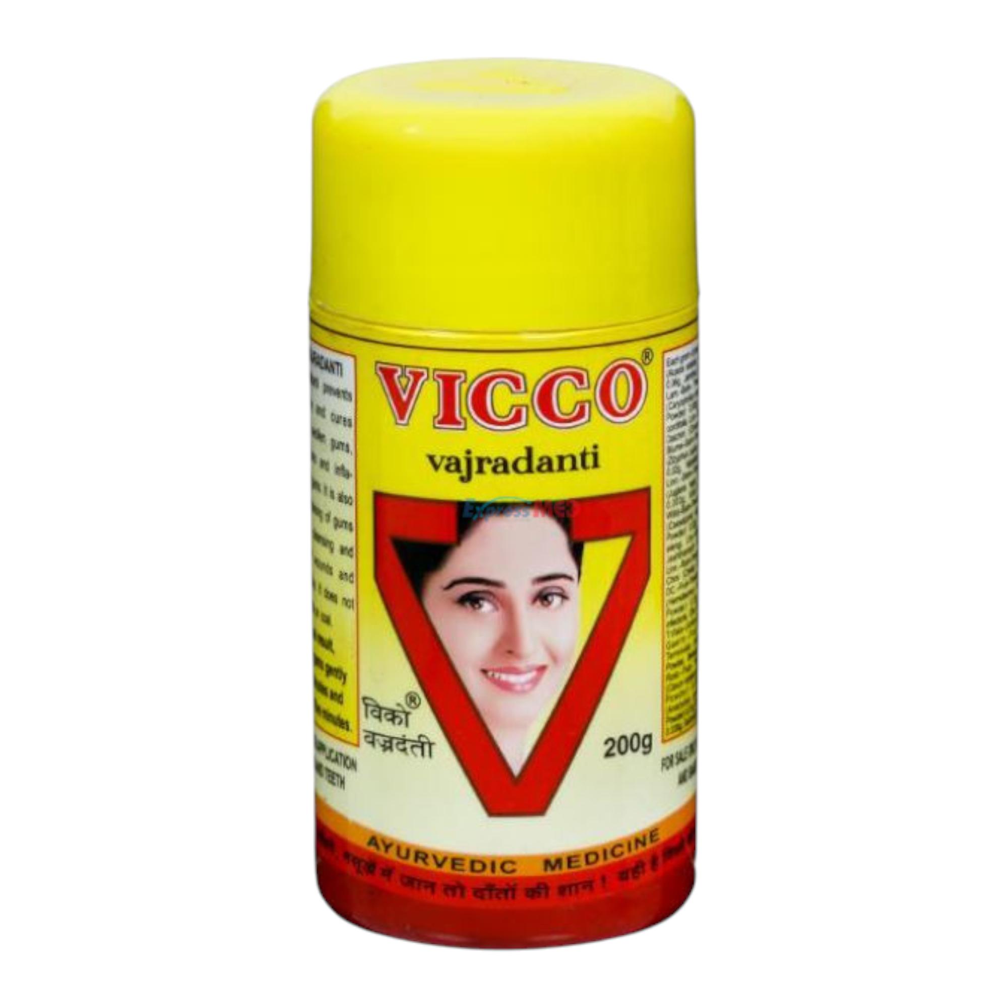 

Vicco Vajradanti Gum Protection Toothpowder 200g Pack of 1 – Herbal Ayurvedic Oral Care for Strong Teeth and Gums