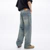 New Spring and Summer Men's Loose Wide-leg American High Street Jeans Long Trousers Men