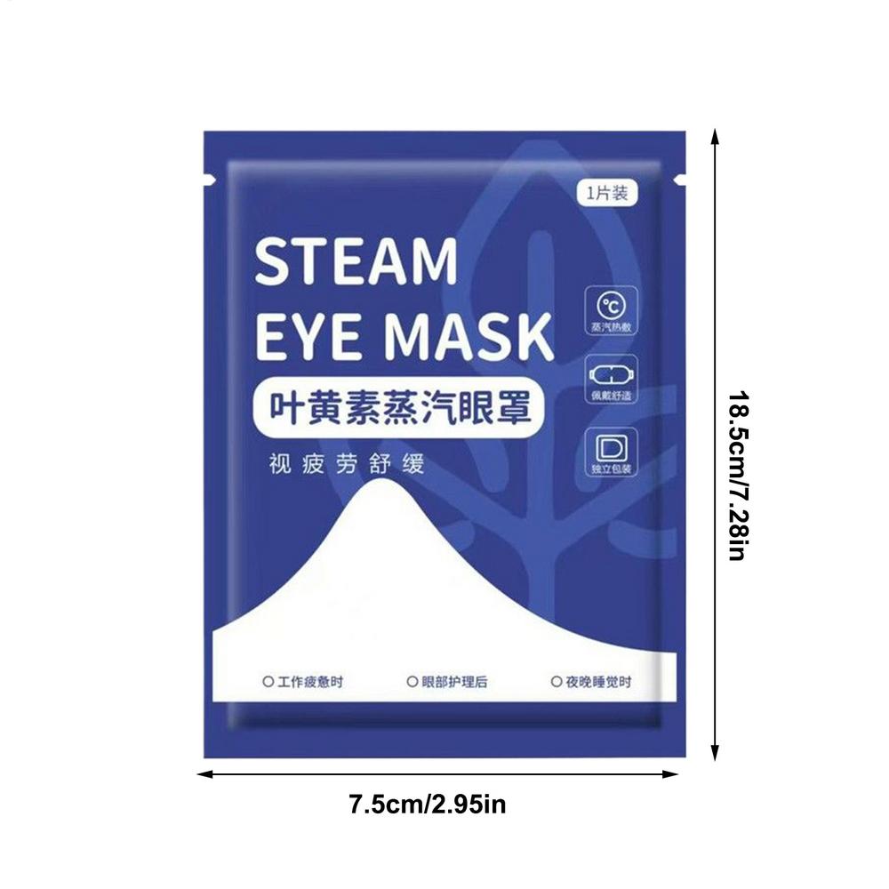 

Breathable Steam Eye Masque Heated Night Eye Cover Light Blocking Blindfold for Relaxation Meditation Spa Nighttime Care Travel