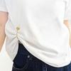 3pcs Sliver Magnetic Adjustable Trouser Legs Clips For Pants Pin Retractable Fixed Leg Pants Loose Button For Jeans Cardigan
