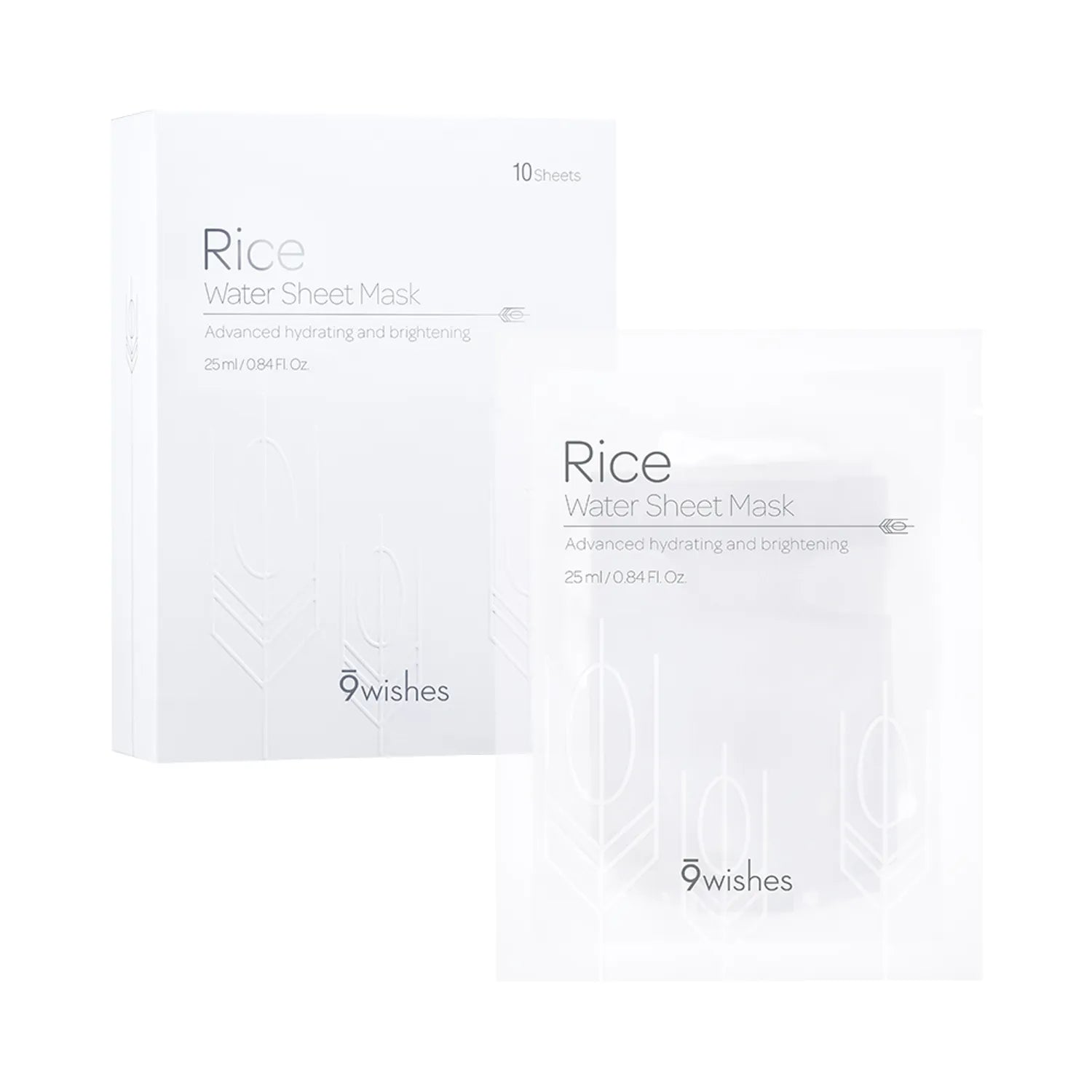 9wishes Rice Water Sheet Mask 10ea 50ml