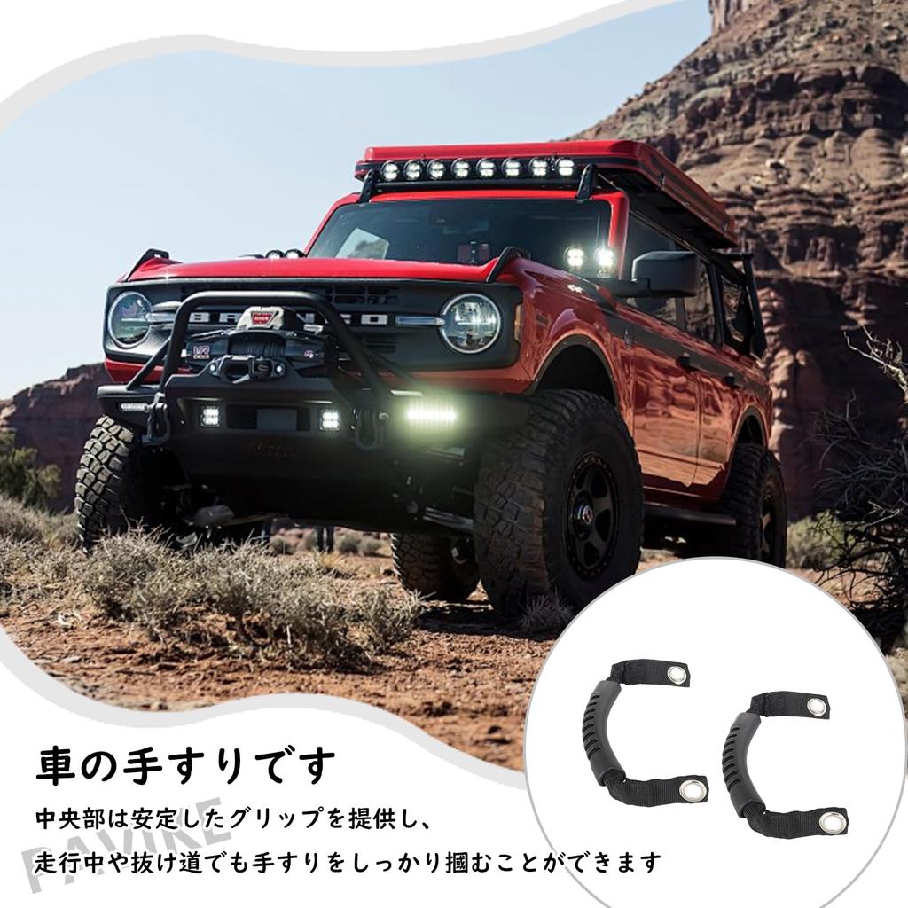 PAVIKE Haltegriff für Auto (2 Stück) Haltegriff für Beifahrer auf dem Rücksitz