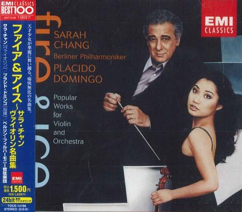

CD SARAH CHANG - Fire & Ice TOCE14166PROMO WARNER Japan Obi Classical Used