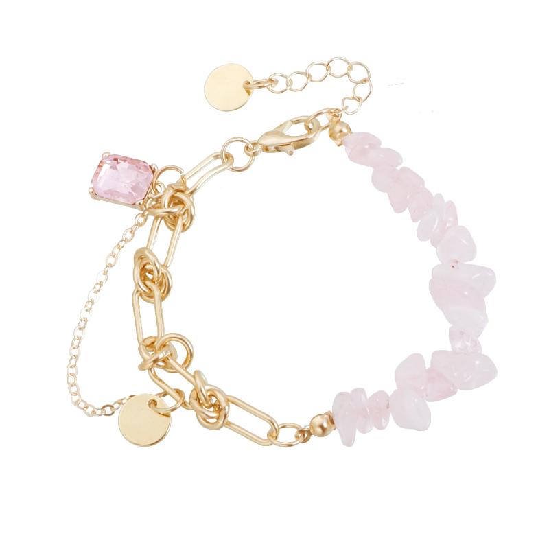 Irregular Shaped Beaded Geometric Necklace Bracelet For Women Jewelry Accessries Gift