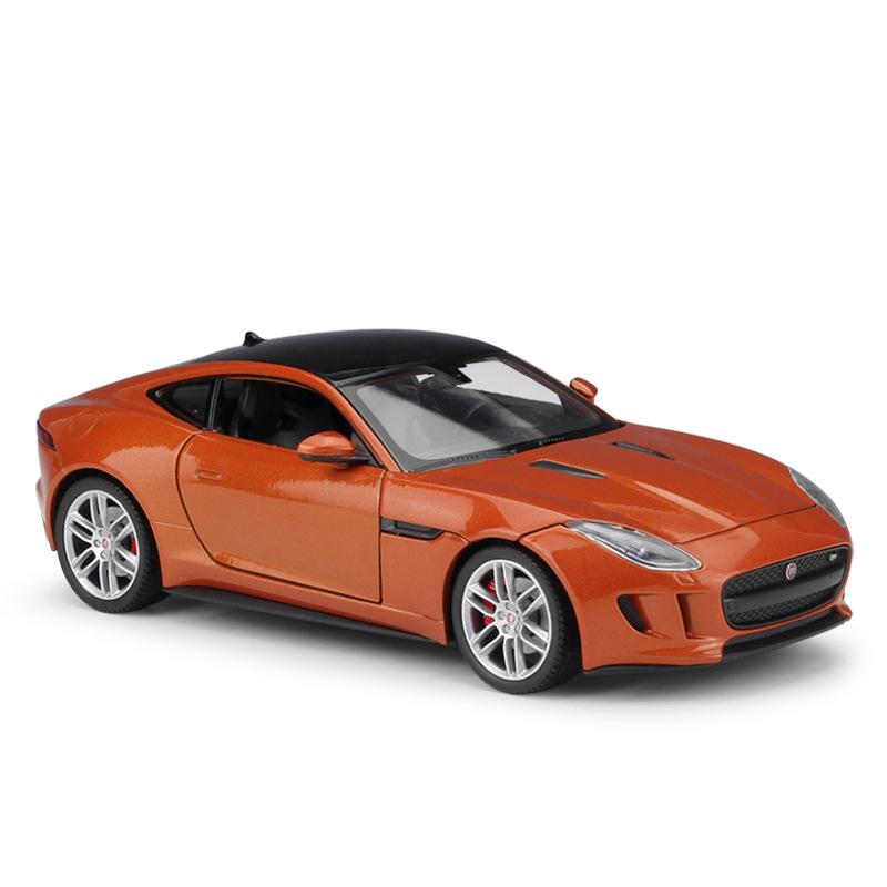 

Масштаб 1/24 Welly Jaguar F-Type Coupe, модель автомобиля из сплава, литье под давлением, металлические игрушечные автомобили, модель автомобиля, коллекция высокой имитации, детские подарки 1/24-18x8x5cm оранжевый