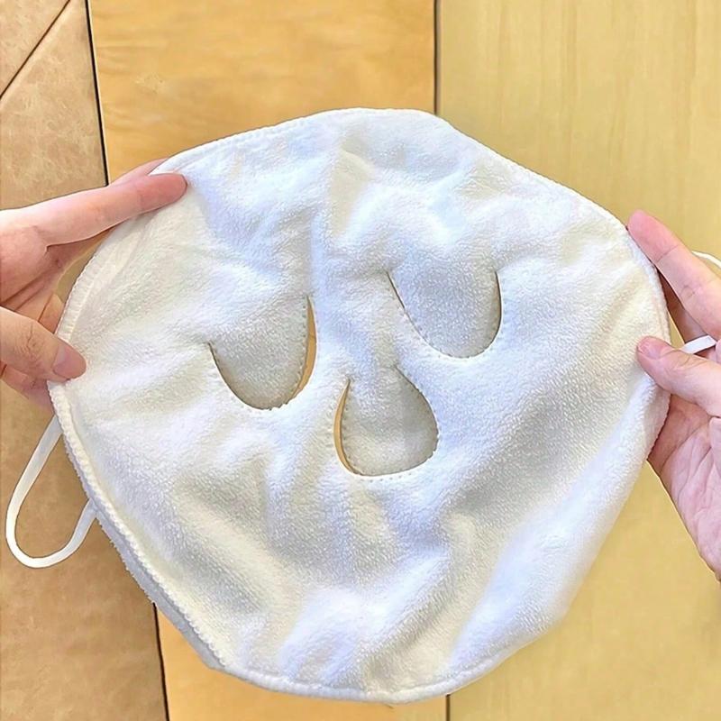 1pc Reusable Thermal Warm/Cool Facial Mask Face Towel Home Bathroom Decor Fall Decor Back To School for Beauty Salon Home Bathroom