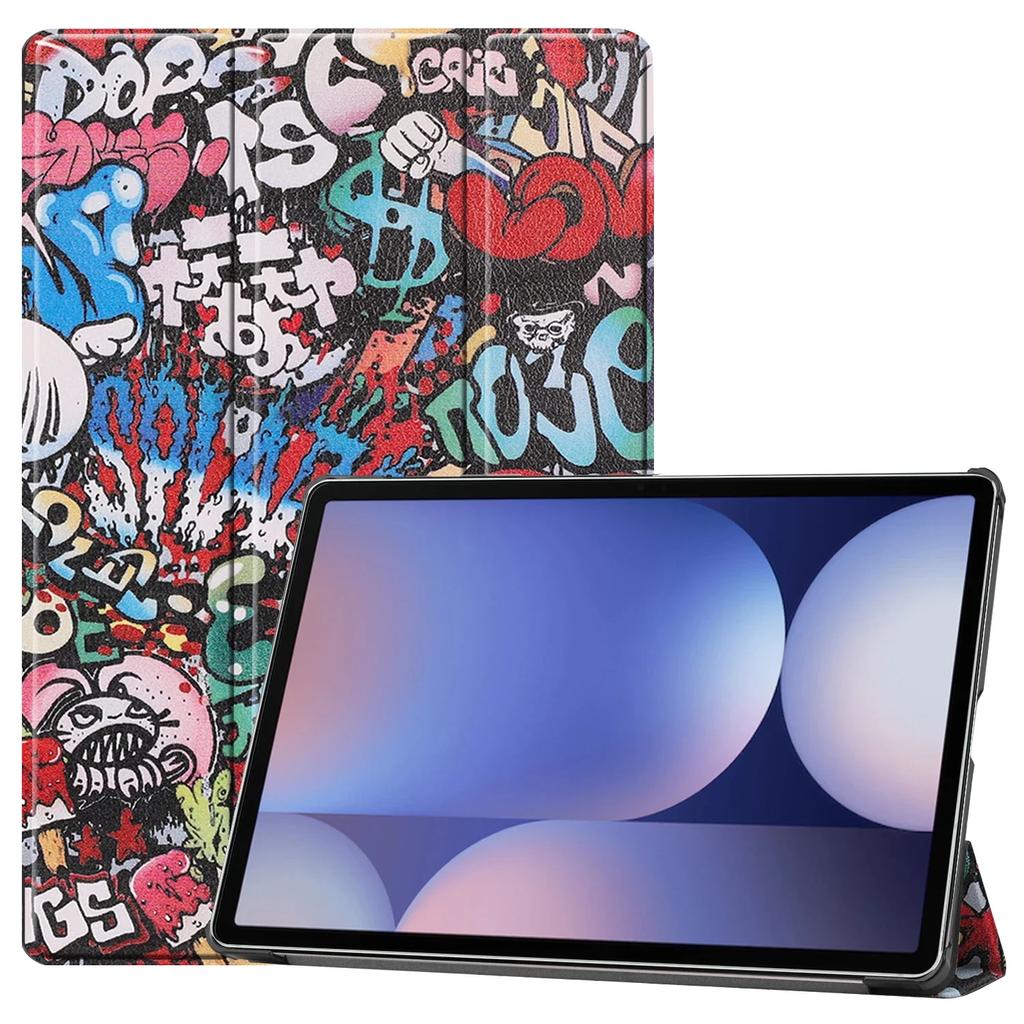 For Samsung Galaxy Tab S10+ 5G SM-X820 SM-X826B 12.4 Inch Magnetic Trifold Stand Cover for Samsung Galaxy Tab S10 Plus 12.4