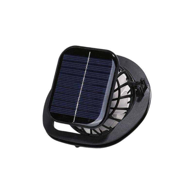 Вентилятор-клипса Солнечный USB Перезаряжаемый Аккумуляторный Вентилятор Сильный Ветер Охлаждающий Ручной Копающий Ямы Электрический Вентилятор Многоцелевой