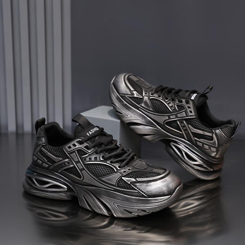 Golden Sapling 2025 Winter Spring Men's Sneakers Breathable Leisure Walking Shoes Men Comfy Mesh Retro Thick Bottom Sneaker Male