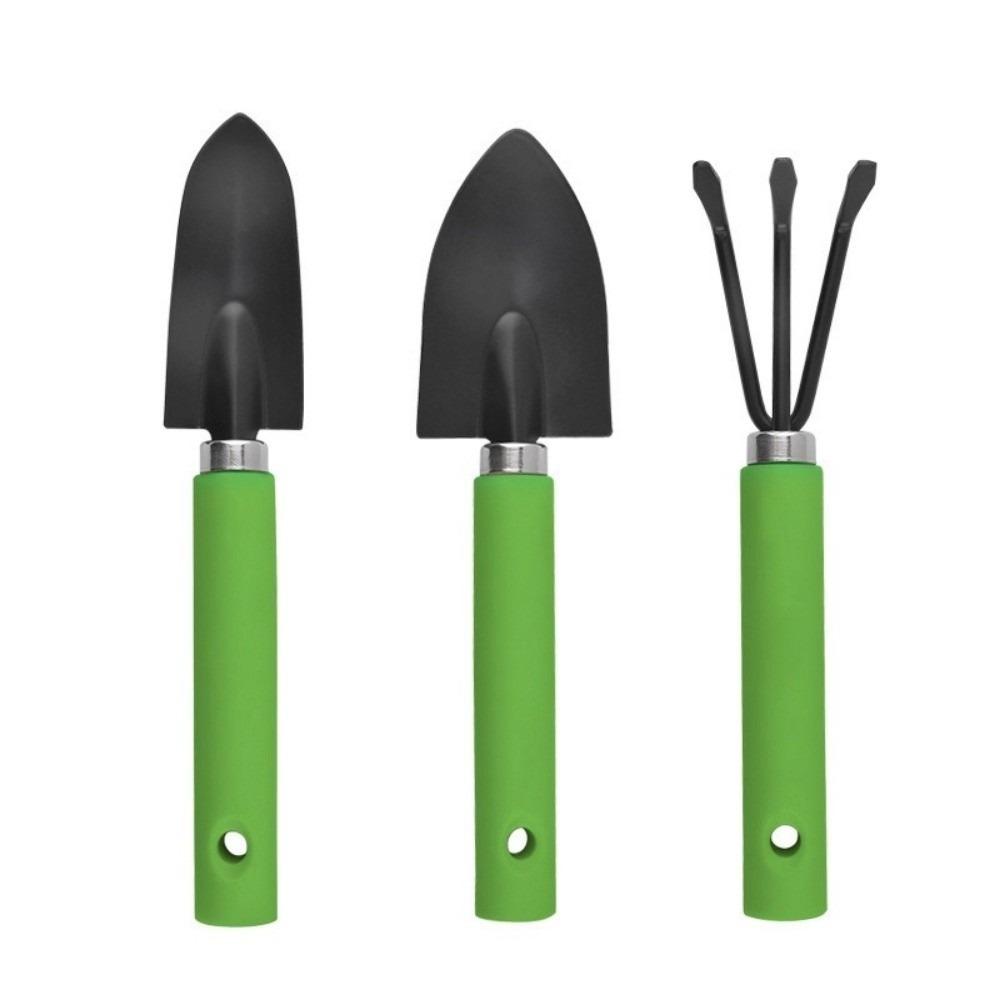 

3Pcs/Set Mini Gardening Shovel Gadgets Plastic Planting Digging Weeding Garden Shovel Rake Spade Bonsai Tools Set