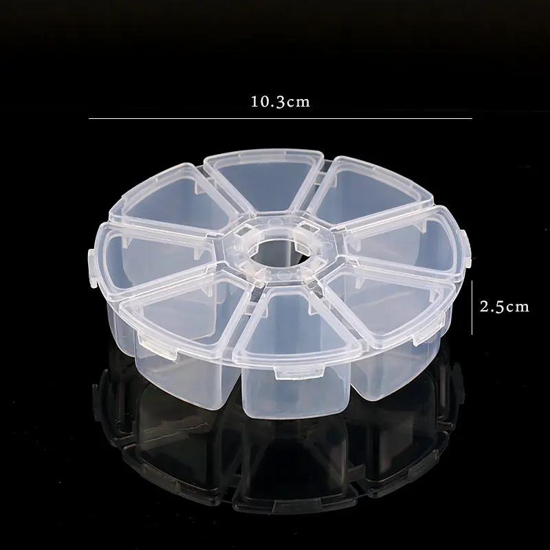 12 Sizes Plastic Storage Jewelry Box Compartment Adjustable Container Earring Box Jewelry Rectangle Box Case for Jewelry Display