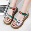 Fashion Round Nose Open From The Back Fuchsia Woman Shoes Retro Sandals House Slippers Sneakers Sport Stylish Funny Authentic