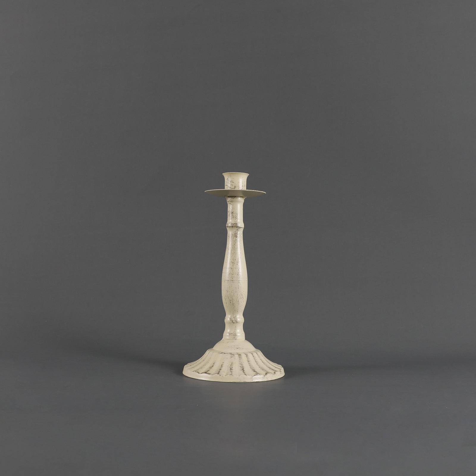 

European Style Antique Candlestick Ornaments Ins Romantic Home Table Candlelight Dinner Candlestick Photography Props