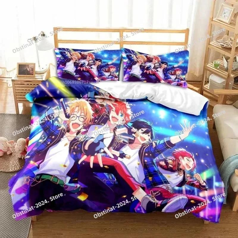 Rock Band Ensemble Stars All Season Twin Bedding Set Printed Single Comforter Duvet Cover Pillow Case 3 Pieces Kids Adult Size
