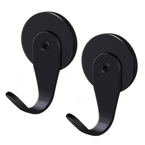 Supersterk neodymmagnetkrok, gummibelagt rustfritt stål, rustbestandig, magnetisk monteringsbase med høy friksjon, sklisikker, ripebestandig, for