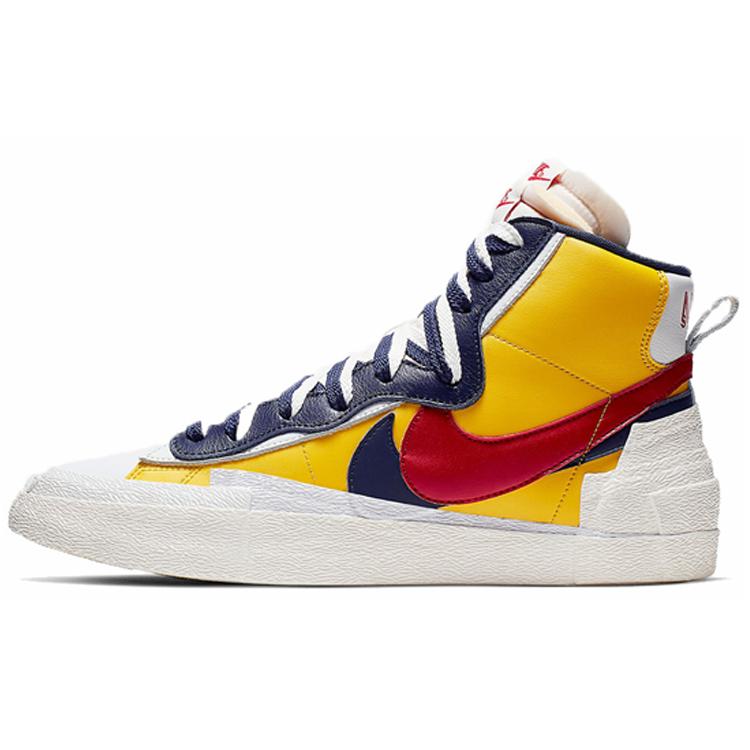 

Nike X Sacai Blazer Mid Maize Navy BV0072-700 38